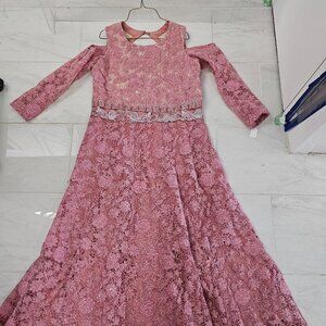 Embellished Threadwork Dress